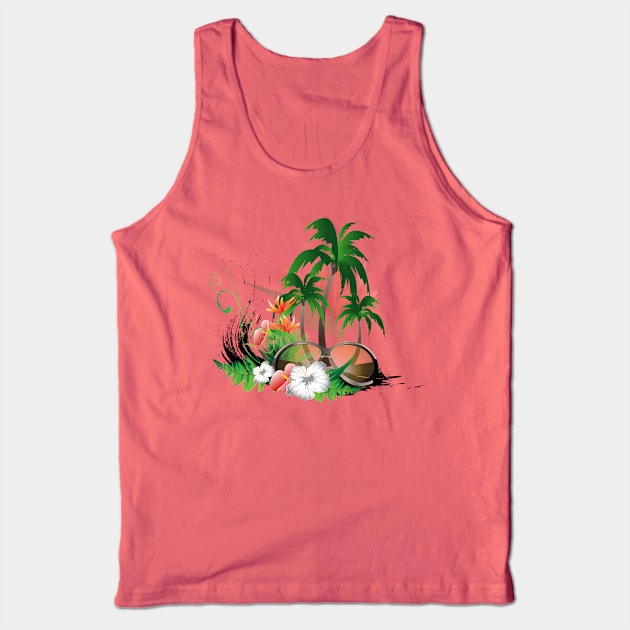 Tropical design Tank Top by Nicky2342